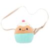 Pluchiez pluche handtasje assorti regenboog /  cupcake (assortiment – willekeurige uitvoering)