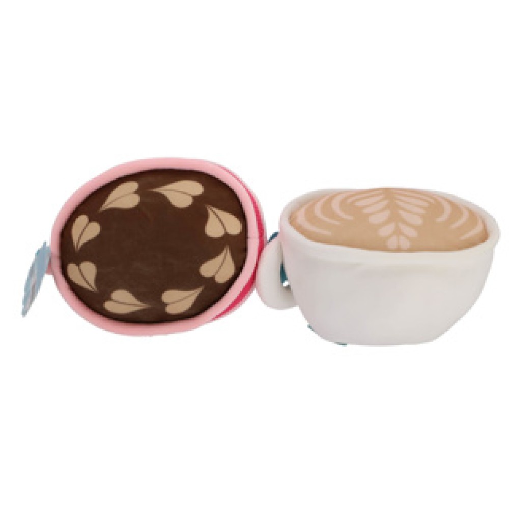 Pluchiez pluche koffie 18 cm 3 assorti - Afbeelding 2