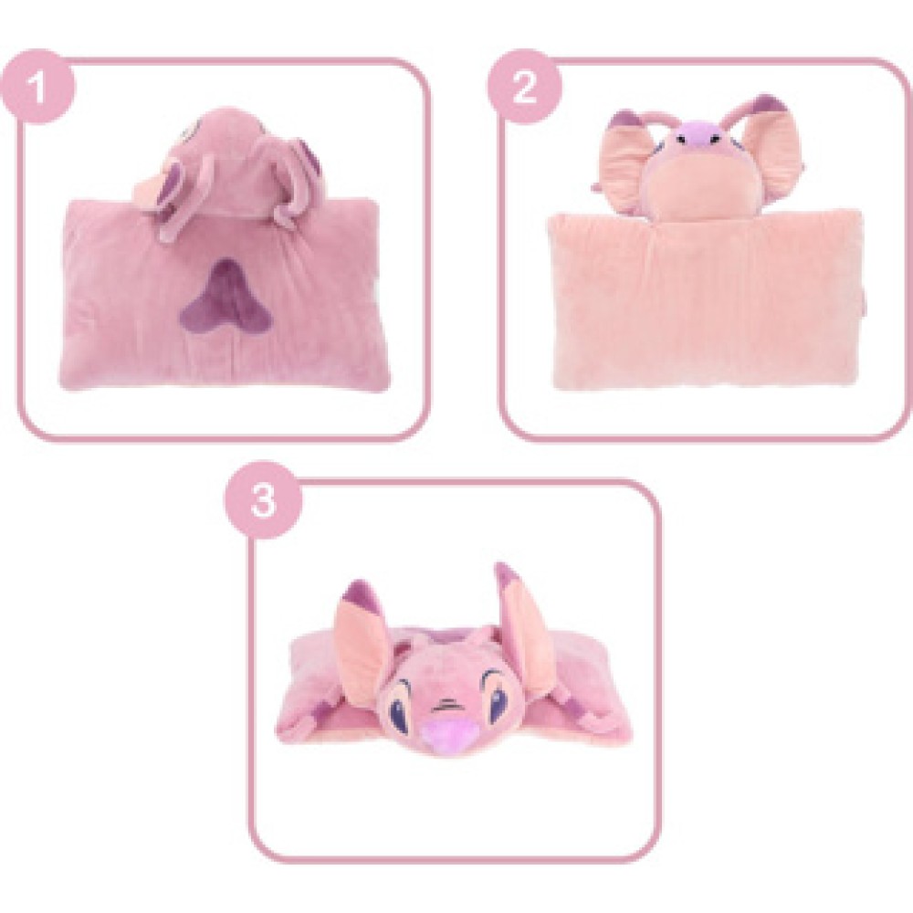 Lilo&Stitch Angel 2in1 knuffelkussen 45x28cm - Afbeelding 2
