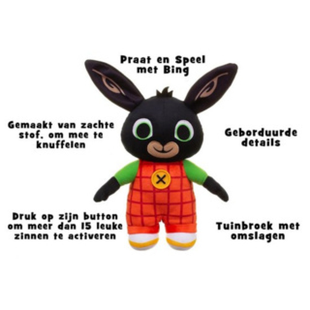 Pratende Bing Knuffel - Afbeelding 3