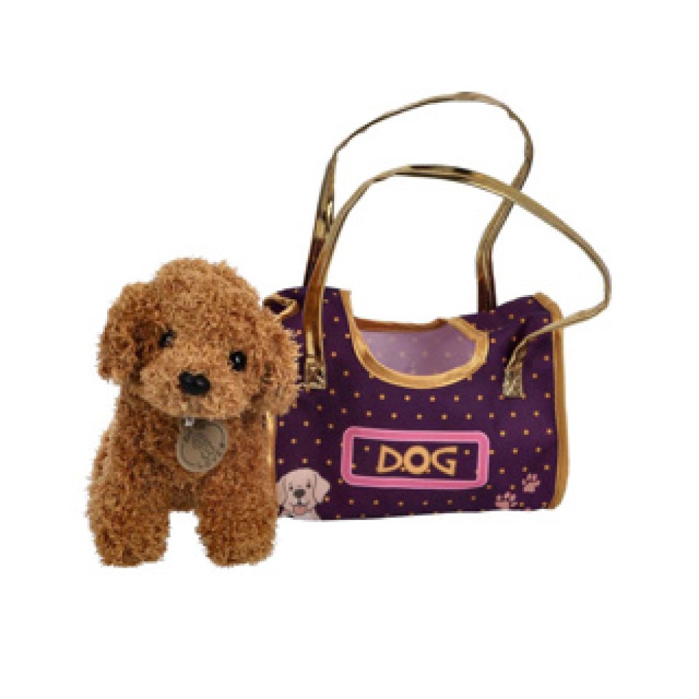 Pluchiez pluche hond in tasje - Afbeelding 2