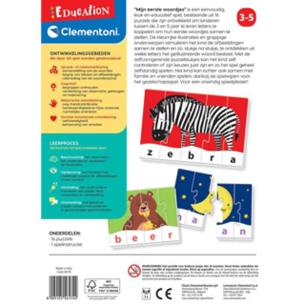Clementoni spel mijn eerste woordjes (NL) - Afbeelding 4