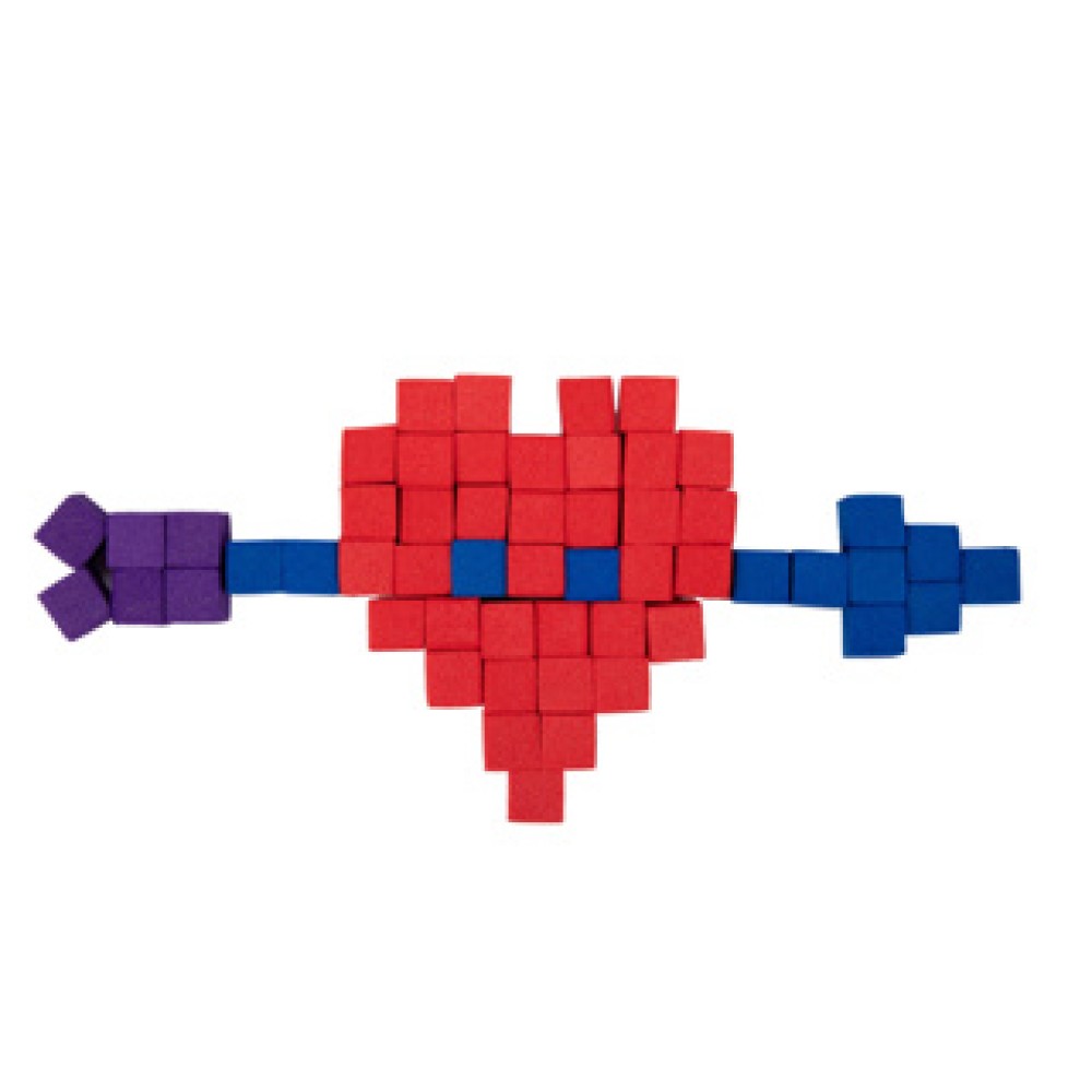 Puzzel foam blokken 1 cm zelfklevend - Afbeelding 5