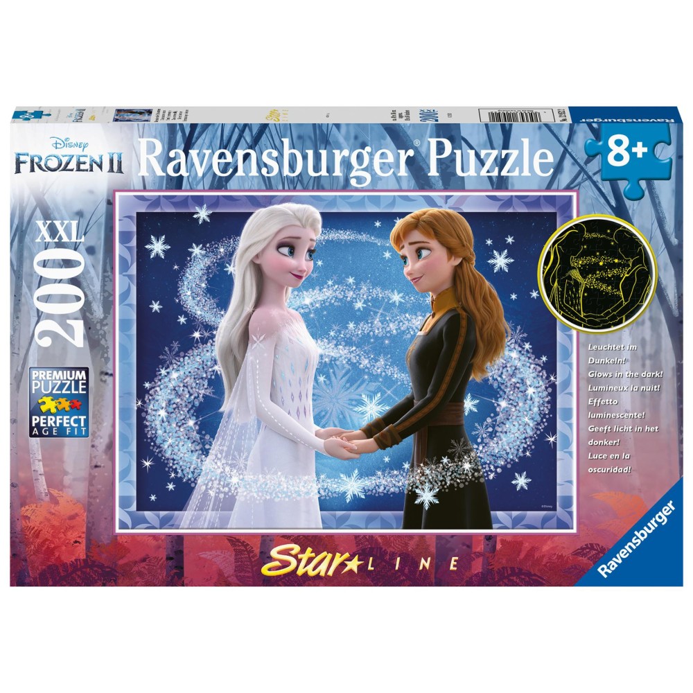 Ravensburger puzzel Frozen XXL 200 stukjes glow in the dark