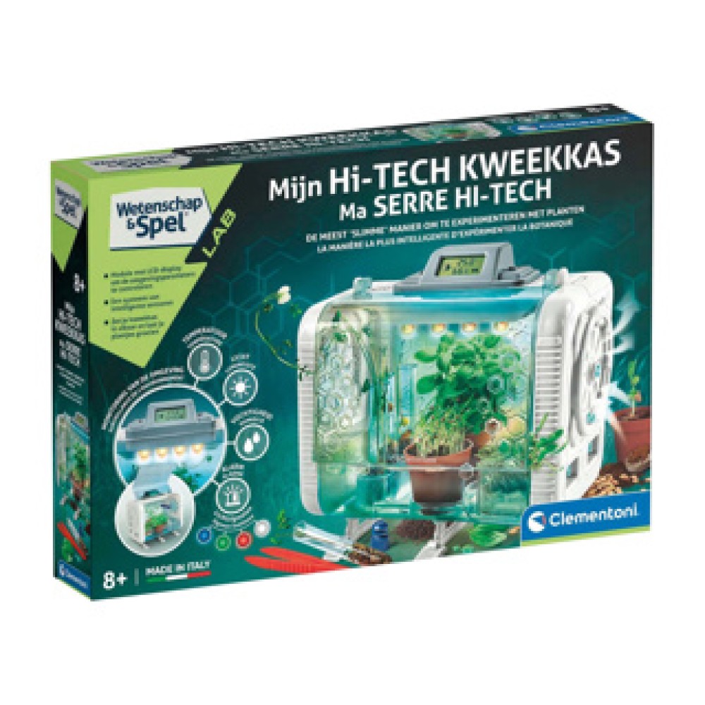 Wetenschap plantenkas met temperatuur meter - Afbeelding 2
