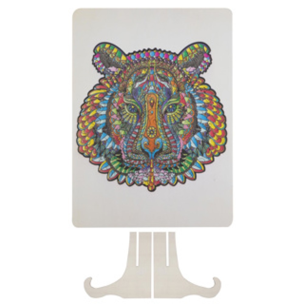 Puzzel hout figuur tijger 130 stukjes - Afbeelding 2