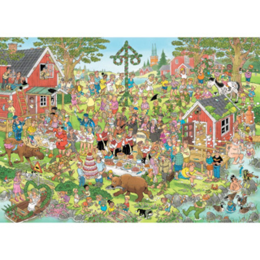 Puzzel Jvh Midzomerfeest (1000) - Afbeelding 2