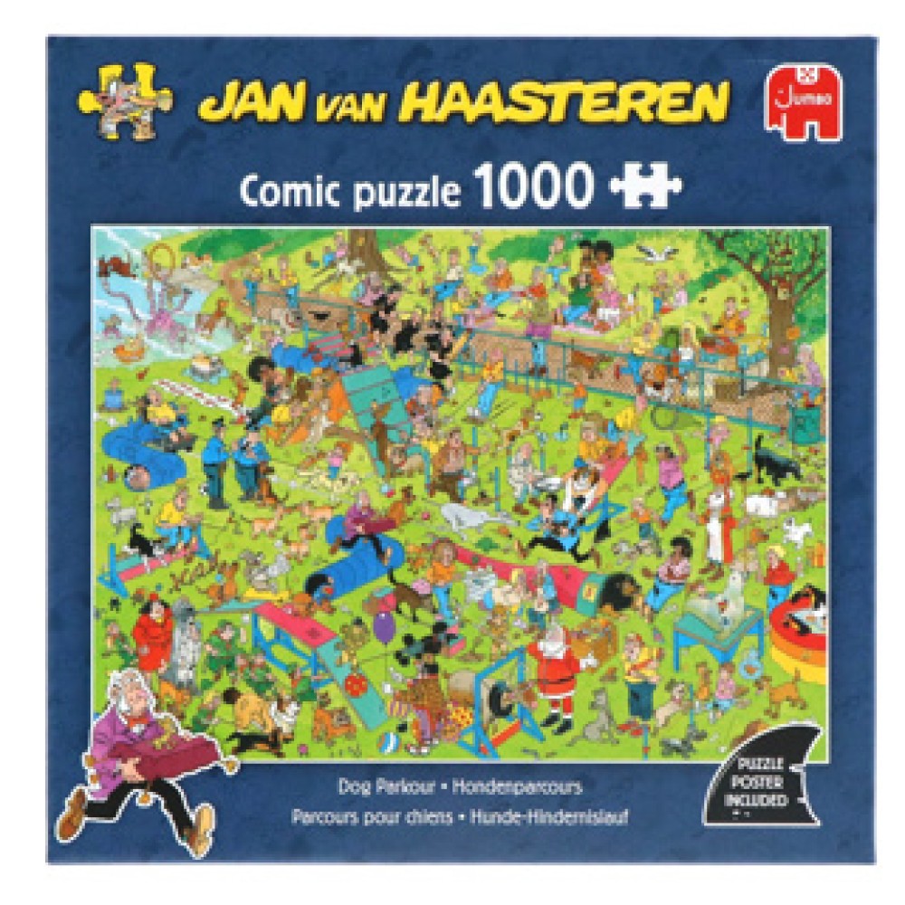 Jan van Haasteren Hondenparcours 1000 stukjes - Afbeelding 2