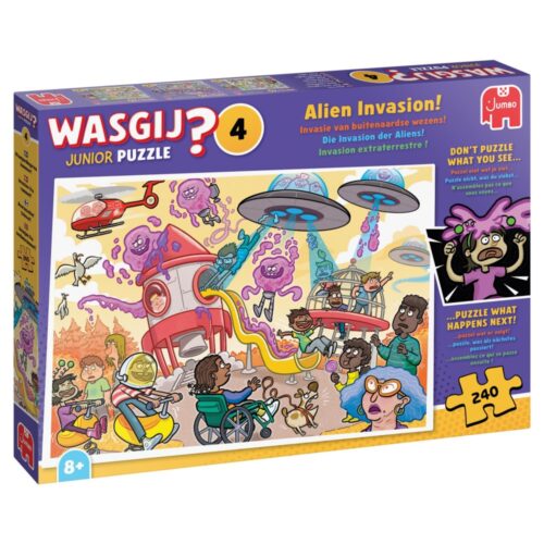 Puzzel Wasgij Junior 4 Invasie Buitenaardse Wezens (240)