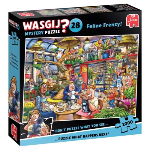 Wasgij puzzel Mysterie kat en muis spel 1000 stukjes