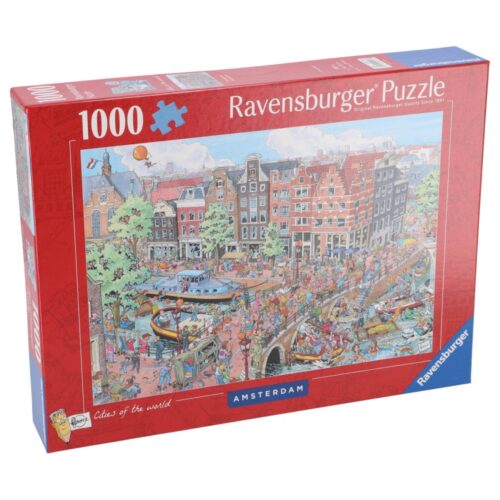 Ravensburger puzzel fleroux amsterdam 1000 stukjes