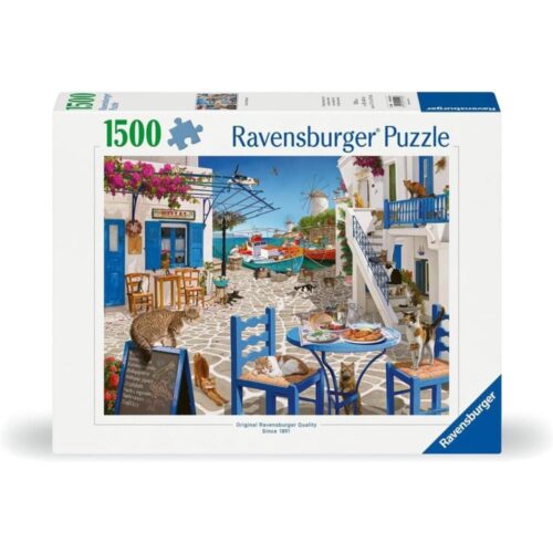 Ravensburger puzzel cat's of Mykonos 1500 stukjes