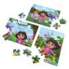 Dora 3pack Houten Puzzel In Houten Doos  (3x24 Stukjes)
