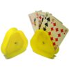Kaartenhouder Plastic 4 Assorti (assortiment – willekeurige uitvoering)