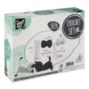 Haakset poes 2 stuks 13x6,5x10,5 cm