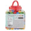 Houten kralen in emmer 400 gram 2 assorti (assortiment – willekeurige uitvoering)