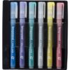 Glitter Viltstiften Bruynzeel 6 Stuks