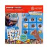 Raamstickers Emoij Assorti (assortiment – willekeurige uitvoering)