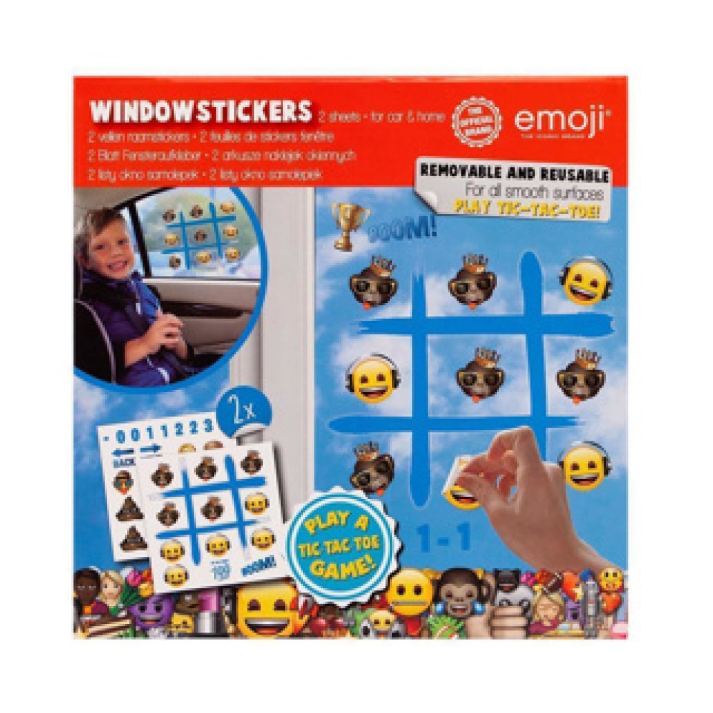Raamstickers Emoij Assorti - Afbeelding 2