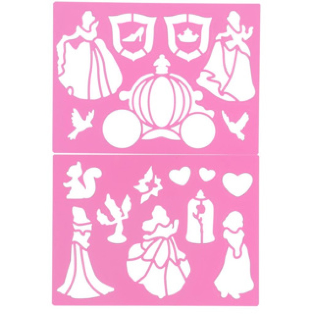 Disney Princess Assepoester Sjablonenset - Afbeelding 4