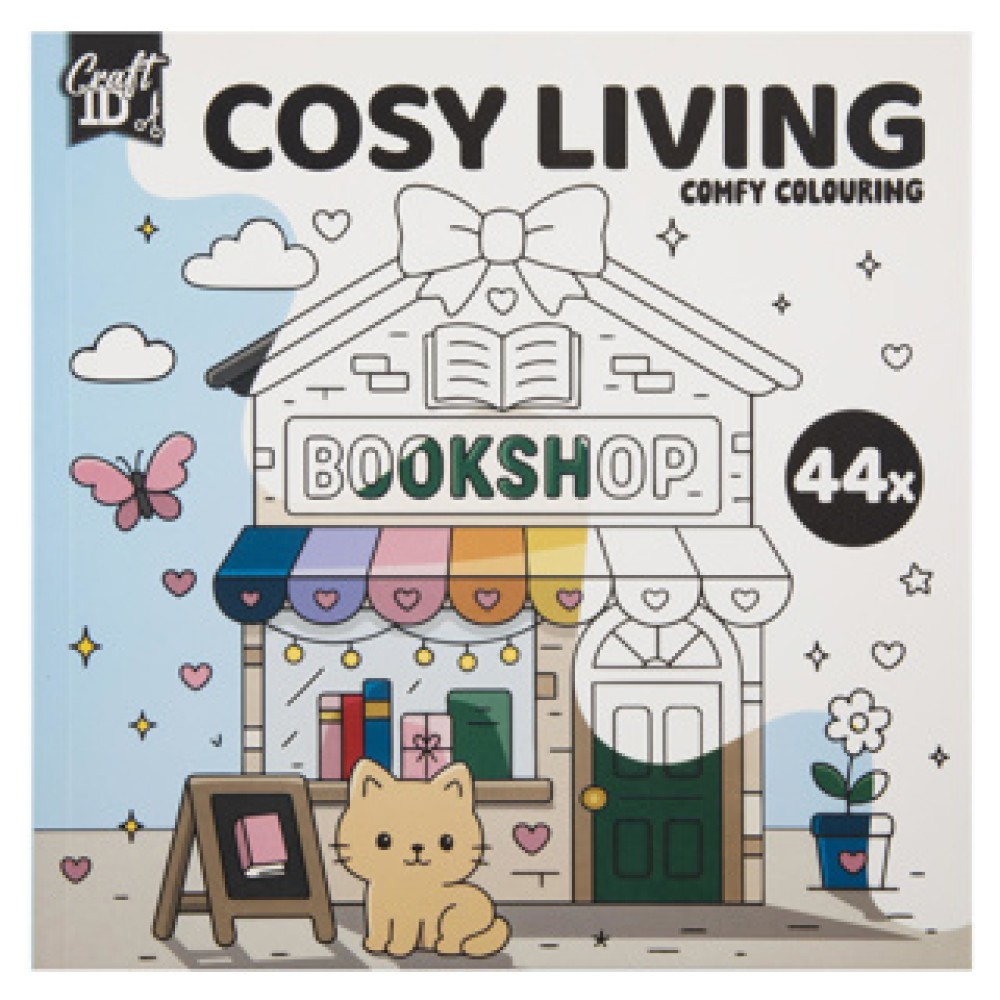 Kleurboek cute & comfy 20 x 20 cm 4 assorti - Afbeelding 4