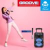 Idance Boombox + Wielen + Microfoon