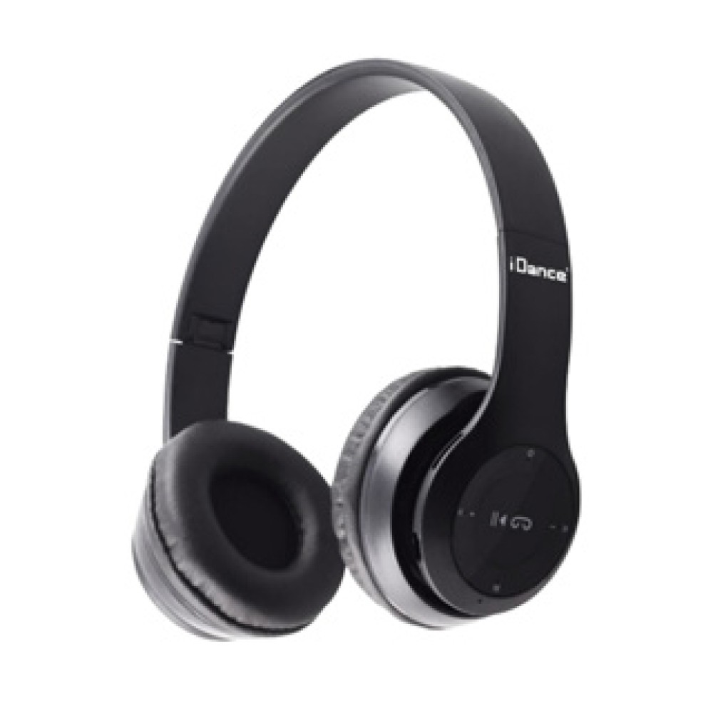 Idance hoofdtelefoon draadloos zwart metal - Afbeelding 3