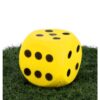 Dobbelsteen Bal Soft Geel 16 Cm