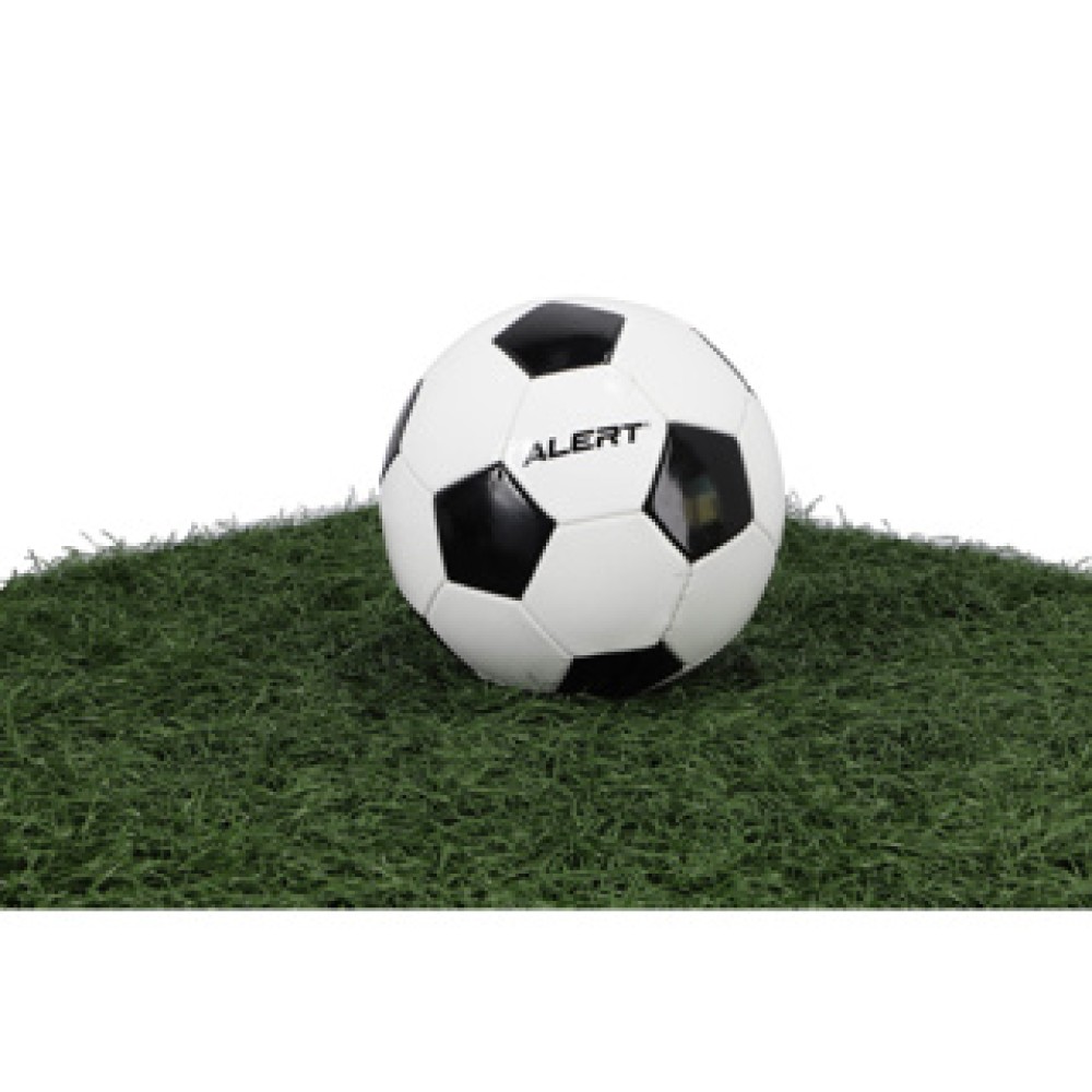 Alert Sport voetbal Wit/Zwart , Maat 5 - Afbeelding 2