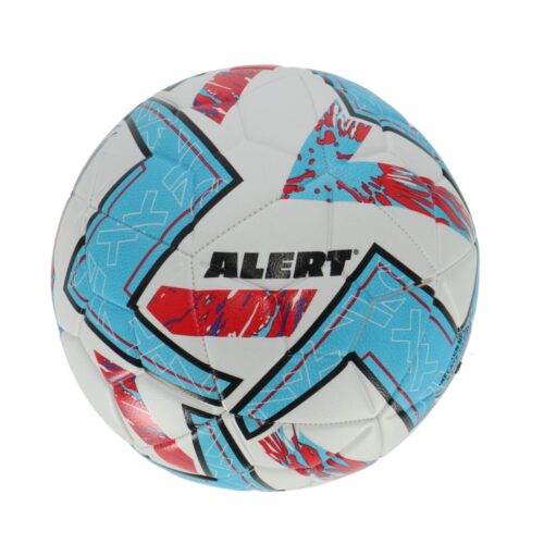 Alert voetbal luxe wit blauw