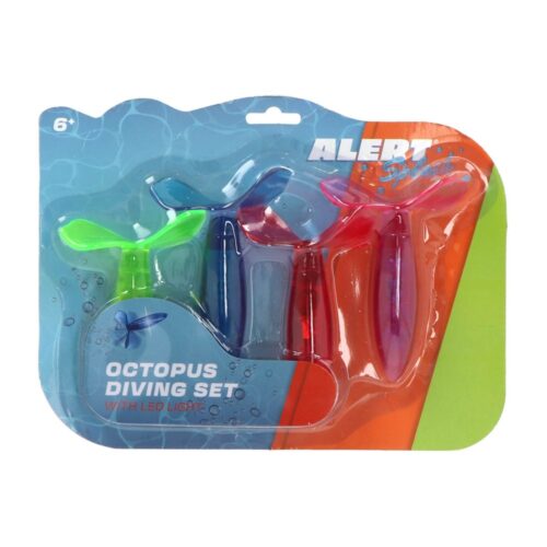 Alert Splash Duikset octopus 4 delig met licht