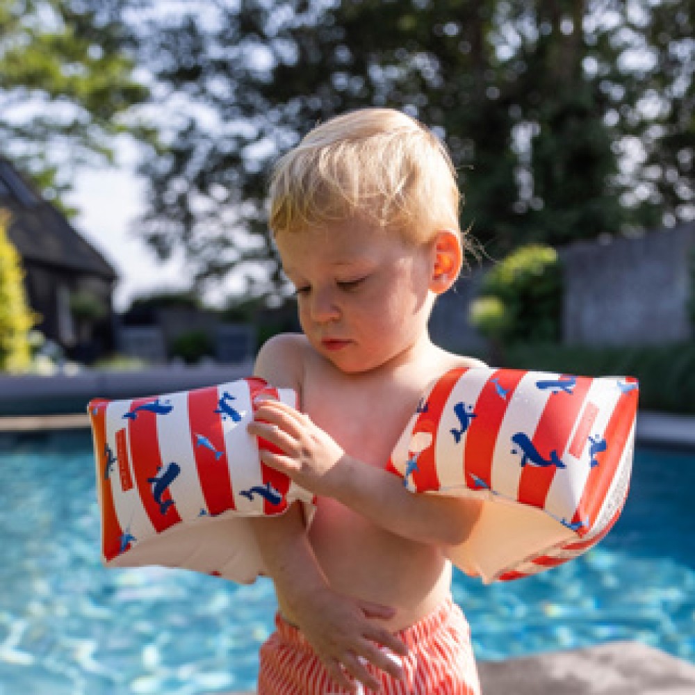 Swim Essentials zwembandjes ocean stripes 0-2 jaar - Afbeelding 2