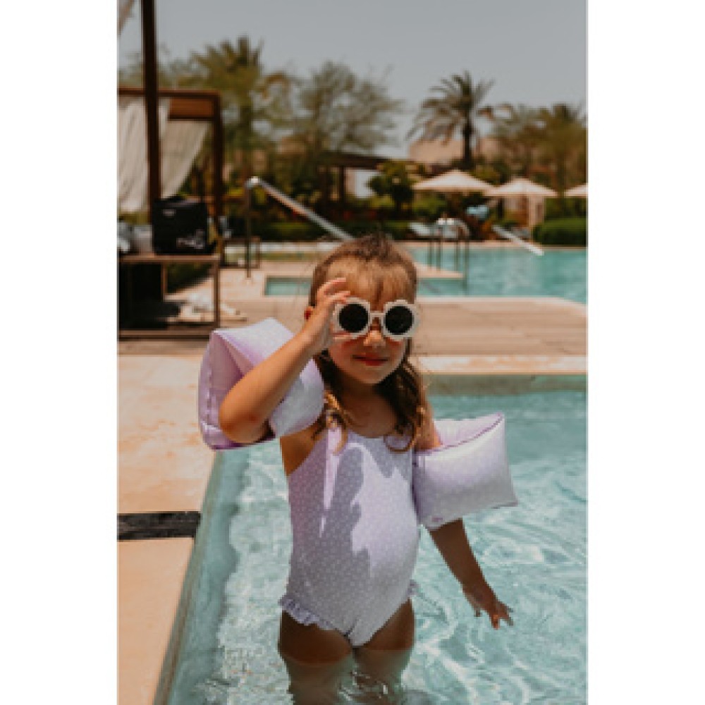 Swim Essentials zwembandjes lila leopard 0-2 jaar - Afbeelding 2