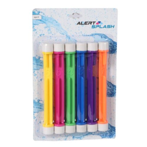 Alert splash duikstaven 6 Stuks