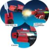 Vapor strike laser LR5 gun 2 pack