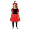 Pietenjurk Zwart/Rood 110-116 Cm