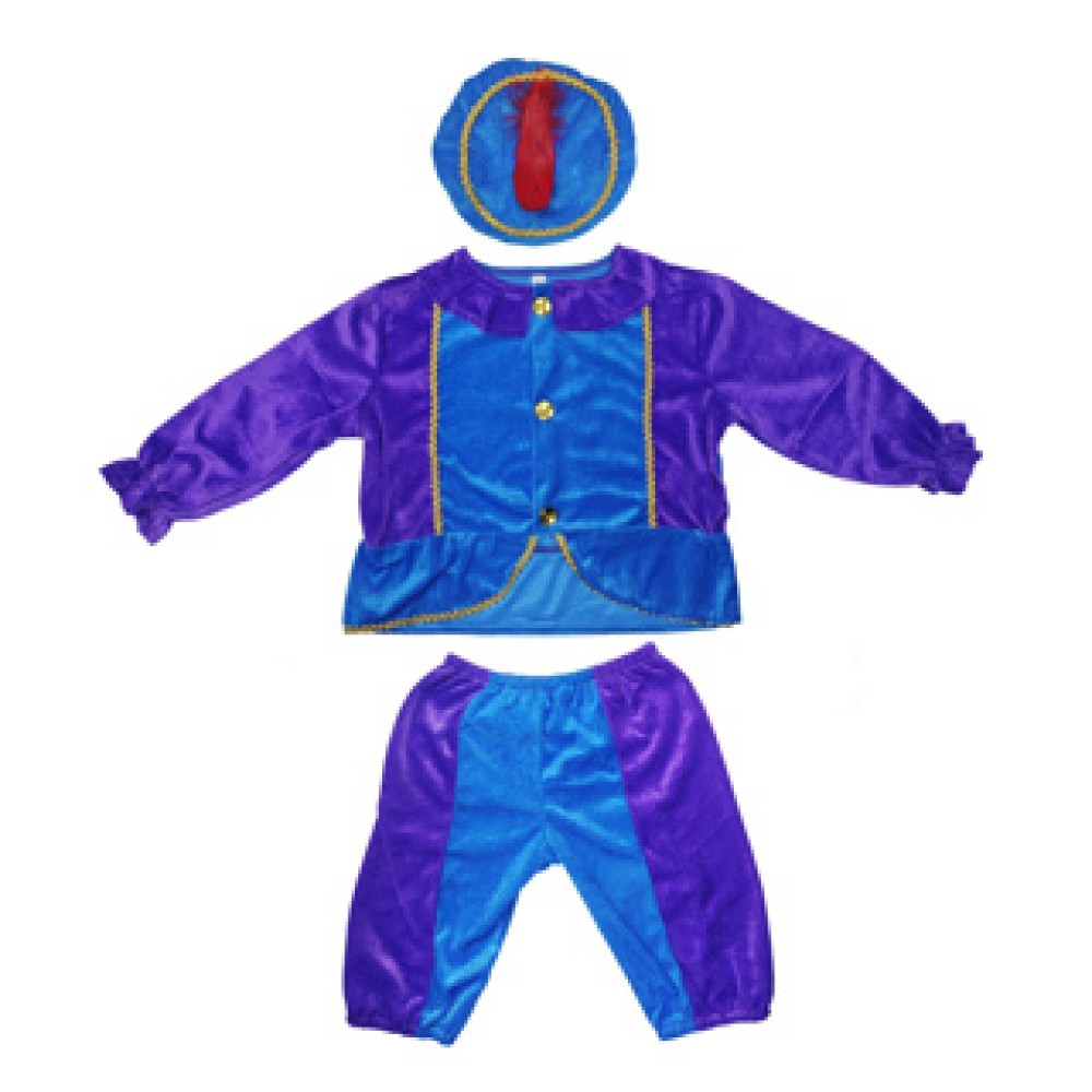 Pietenpak Paars/Blauw 110-116 Cm - Afbeelding 2