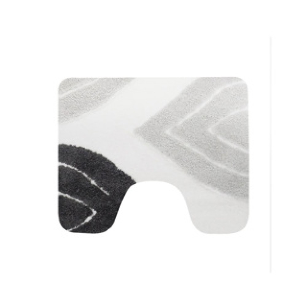 Dutch House Paris toiletmat 60 x 50 cm grijs