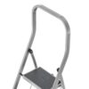 Hailo K45 Keukentrap 2 Treden met Hoge Beugel Antraciet