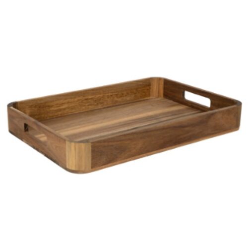 Dienblad 38x26x4,9cm acacia FSC 100%