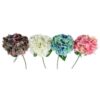 Kunst bloem hortensia 54 cm 4 assorti (assortiment – willekeurige uitvoering)