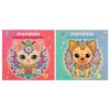 Kleurboek Kawaii mandala 20 pagina's 22x21 cm 2 assorti (assortiment – willekeurige uitvoering)