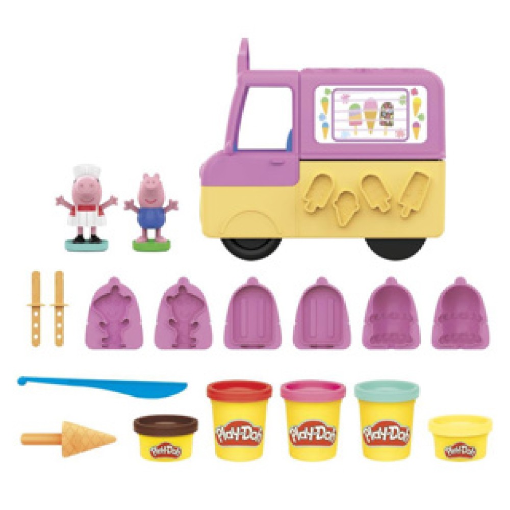Play-Doh Peppa's Ijsjes Speelset - Afbeelding 2