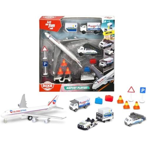DHL Die cast vliegtuigset 13 delig Dickie