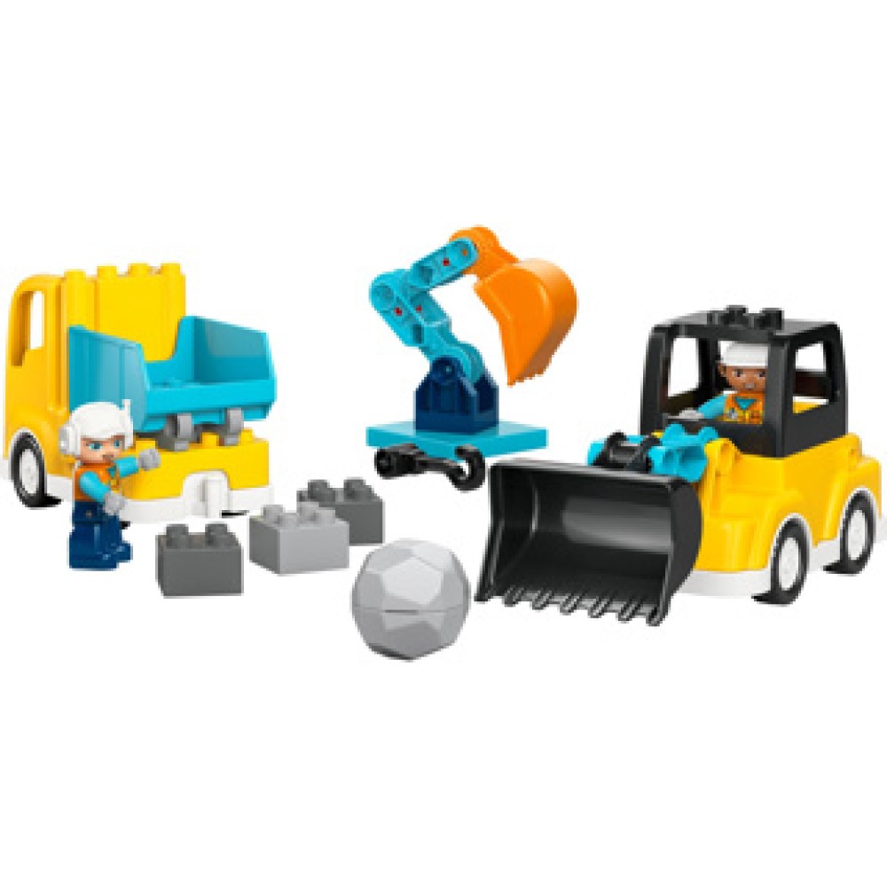LEGO Duplo Town 10475 3In1 Bouwvoertuigen - Afbeelding 2
