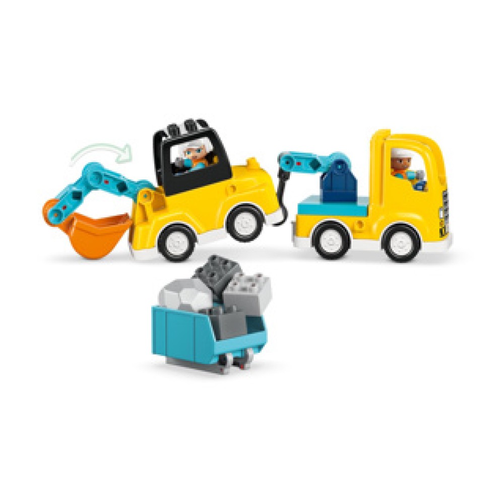 LEGO Duplo Town 10475 3In1 Bouwvoertuigen - Afbeelding 3