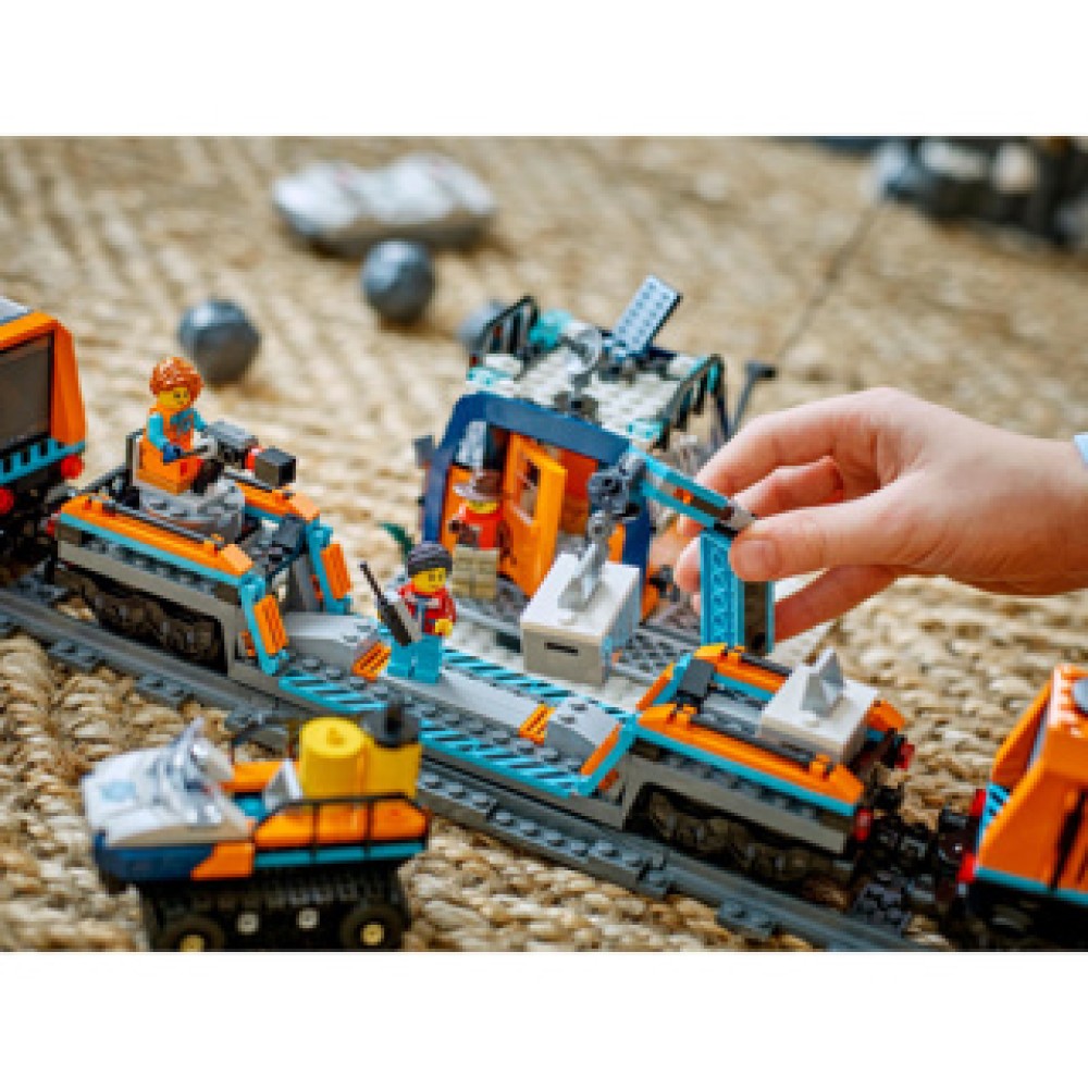 LEGO 60470 City Trains Onderzoekstrein Op De Noordpool - Afbeelding 4