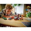 LEGO 60445 City F1 truck met RB20 en AMR24 F1 auto's