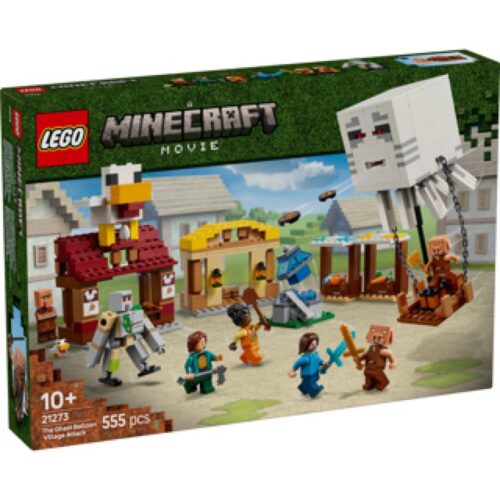 LEGO 21273 Minecraft De Ghast-ballon aanval op het dorp