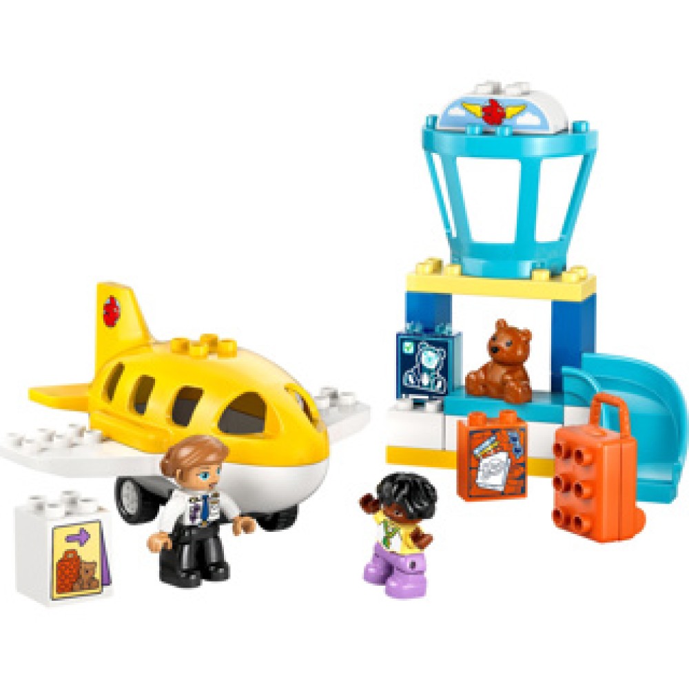 LEGO 10443 DUPLO Town Voor het eerst op het Vliegveld - Afbeelding 2